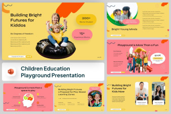 Children Education Playground PowerPoint Template